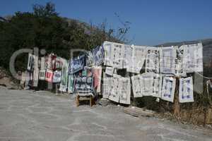Teppichverkauf auf Kreta