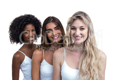 Multiethnic women standing together