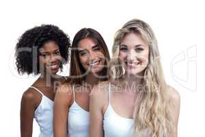 Multiethnic women standing together