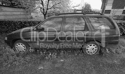 Abandoned car vehicle