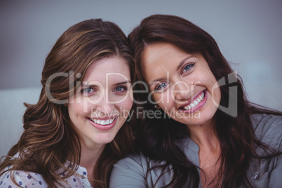 Portrait of beautiful women smiling