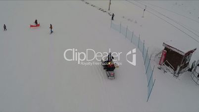 Chair Lift At A Ski Resort