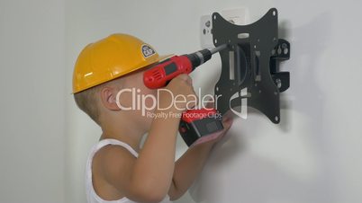 Little Workman with Electric Screwdriver