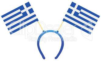 Headgear flag Greece