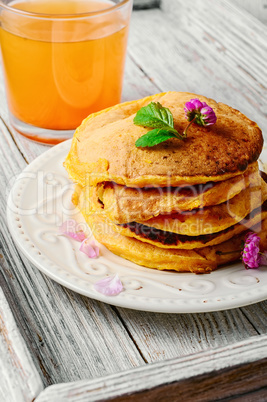 pancakes with pumpkin