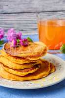 pancakes with pumpkin