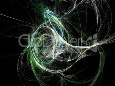 image of one Digital Fractal on Black Color image of one Digital Fractal on Black Color