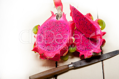 fresh dragon fruit