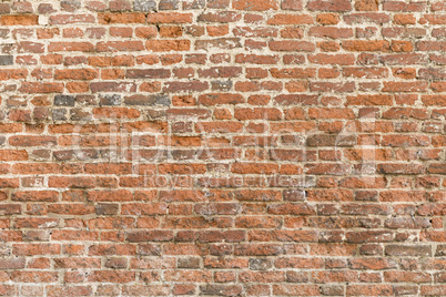 Masonry in an old fortress wall.