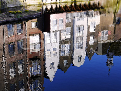 Historische Bebauung an Gracht in Rotterdam