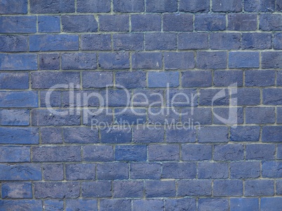 blue brick wall background