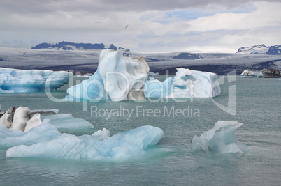 Gletscherlagune jökulsarlon, Island