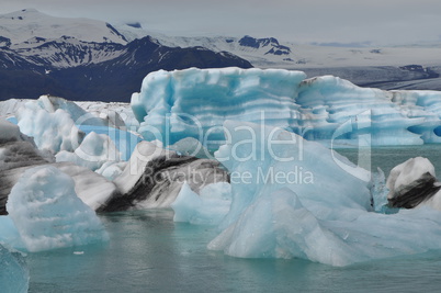 Gletscherlagune jökulsarlon, Island