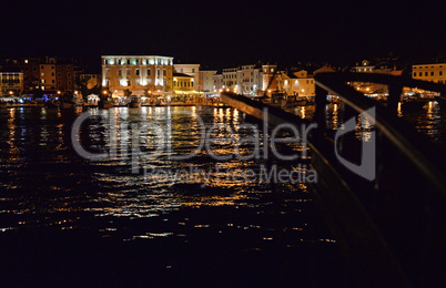 Rovinj, nachts