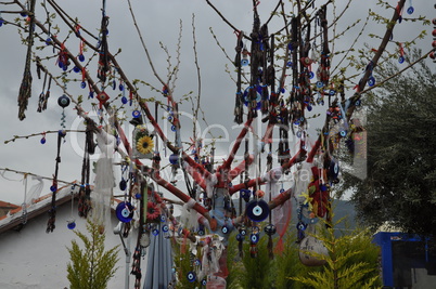 Geschmückter Baum in der Türkei