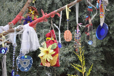 Geschmückter Baum in der Türkei