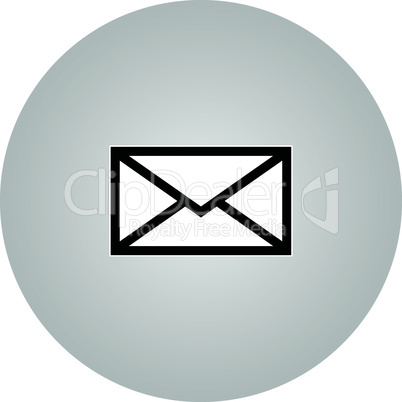 Email symbol letter icon - vector.