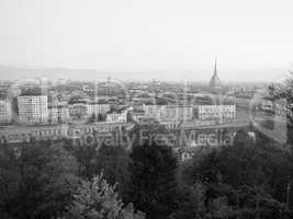 Turin skyline in the morning