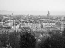 Turin skyline in the morning