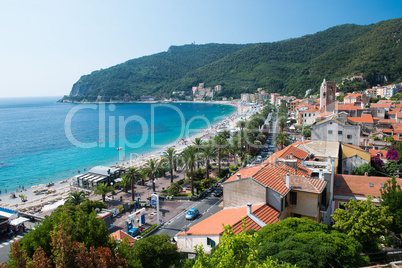 The ligurian village of Noli