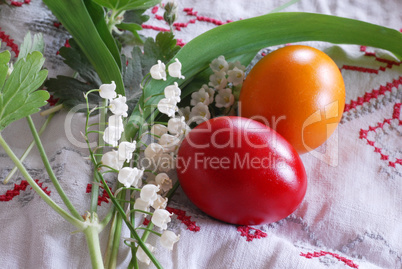 Colorful Easter eggs