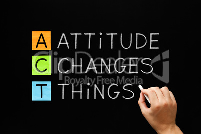 Attitude Changes Things