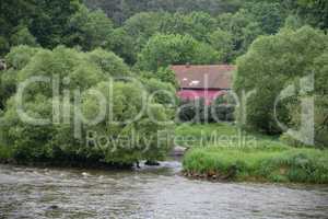 Regen bei Hirschling