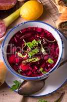 beet green soup