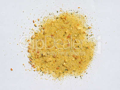 Salt and vegetable condiment