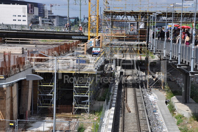 Baustelle in Berlin