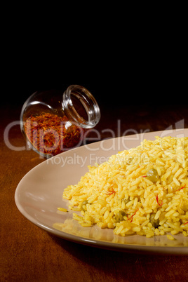Yellow Rice With Saffron