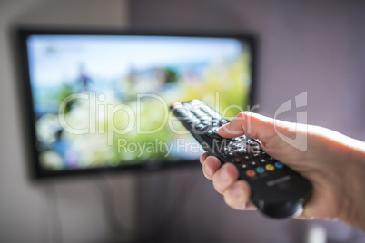 TV and remote control