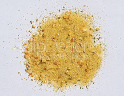 Salt and vegetable condiment