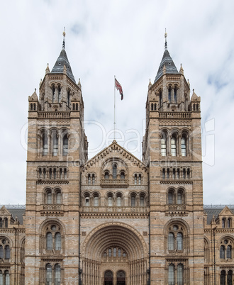 Natural History Museum in London