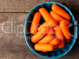 Delicious baby carrots