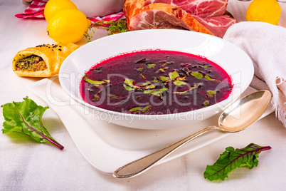 beet green soup