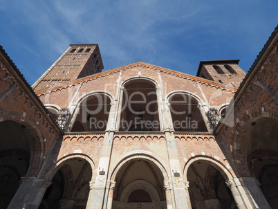 Sant Ambrogio church in Milan