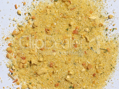 Salt and vegetable condiment