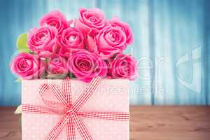 Composite image of gifts in a white background