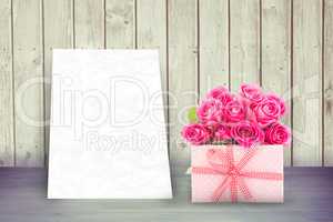 Composite image of gifts in a white background