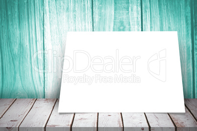 Composite image of white card Composite image of white card