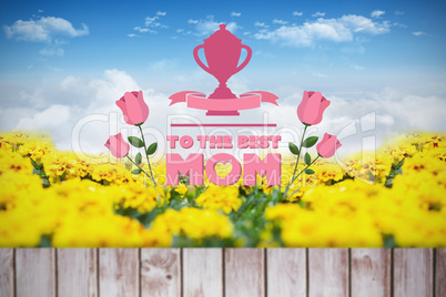 Composite image of mothers day greeting