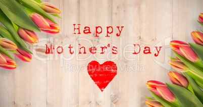 Composite image of mothers day greeting