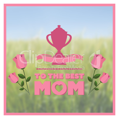 Composite image of mothers day greeting