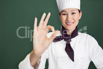 Composite image of image of a chalkboard