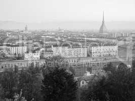 Turin skyline in the morning