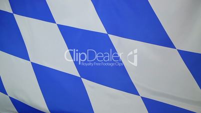 Moving flag of Bavaria, Germany