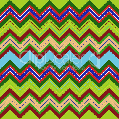 Multicolor zigzag seamless pattern