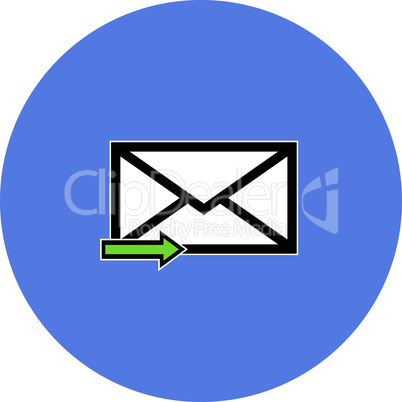 Email symbol letter icon - vector.