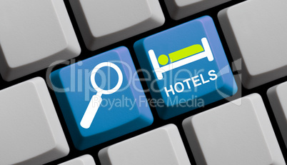 Online nach Hotels suchen